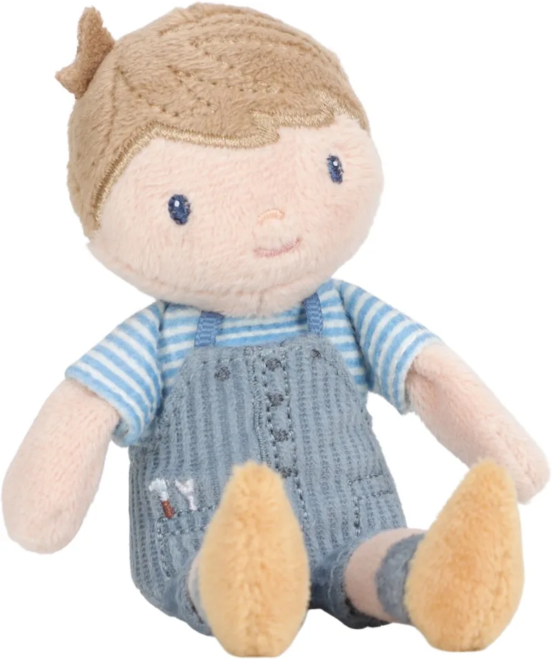 Knuffelpop - Jim - 10 cm by Little Dutch in Blue – product photo