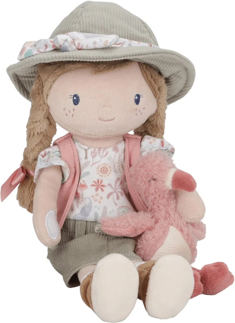 Safari Friends Knuffelpop Rosa de Little Dutch en Rose – photo du produit