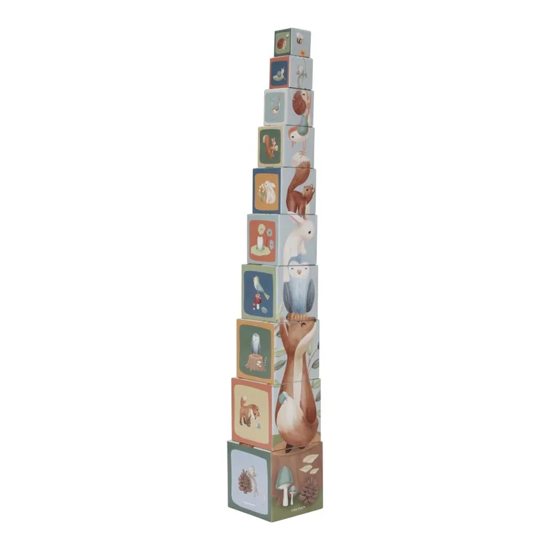 Stapeltoren Little Dutch Karton Forest Friends van Little Dutch – productfoto