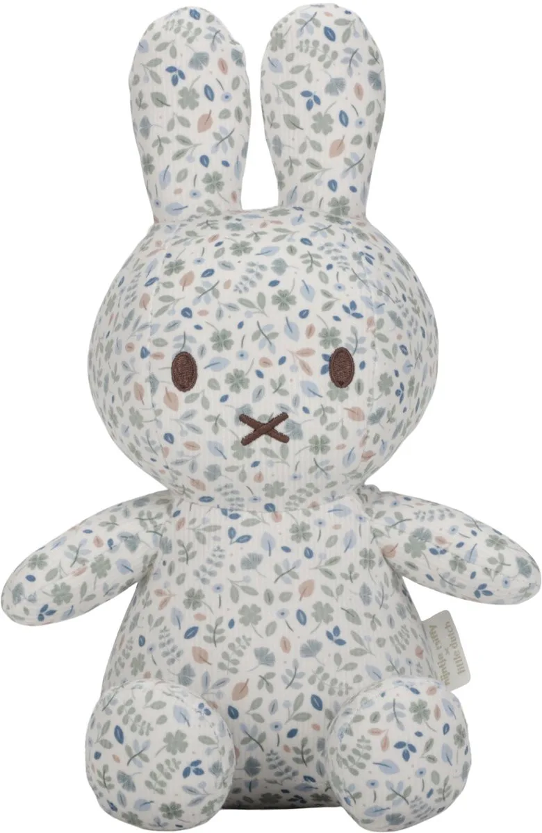Nijntje x Little Dutch - All-Over Knuffel - 30 cm - Lucky Leaves van Tiamo in Blauw – productfoto 1 van 3