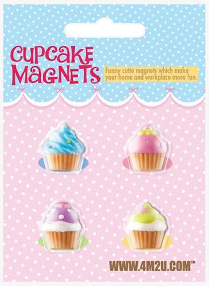 4M2U Mini: MAGNEET CUPCAKE van 4M in Meerkleurig – productfoto