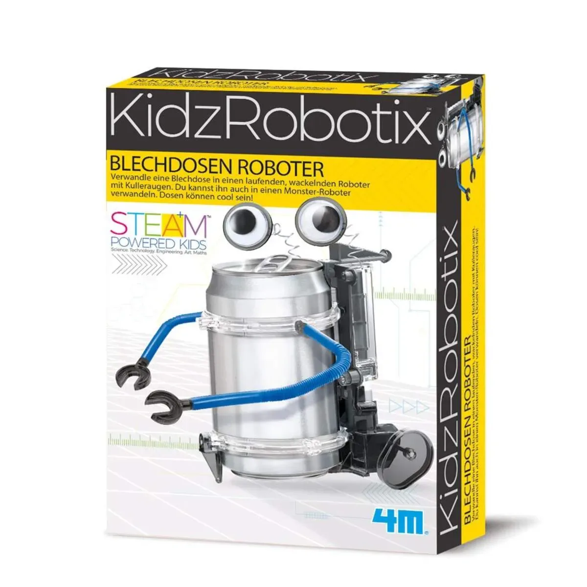 Blechdosen Roboter KidzRobotix von 4M – Produktfoto