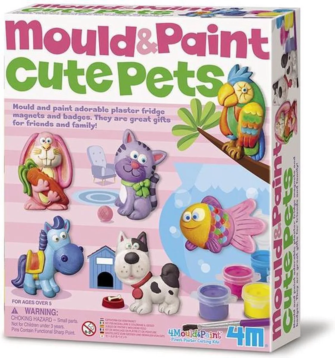 Crea Gips Gieten en Verven - Huisdieren by 4M in Multicolour – product photo