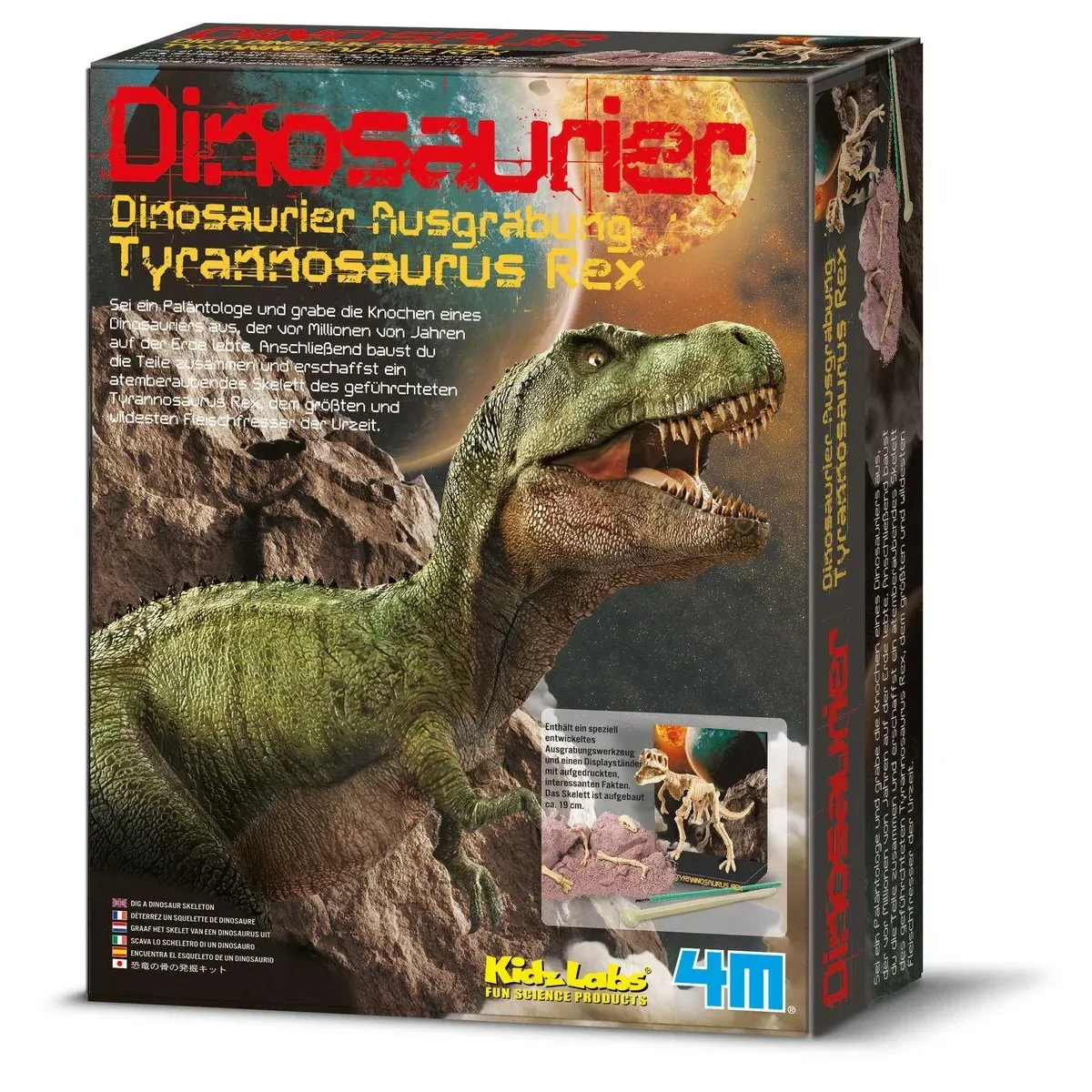 Dinosaurier Ausgrabung T-Rex KidzLabs by 4M – product photo
