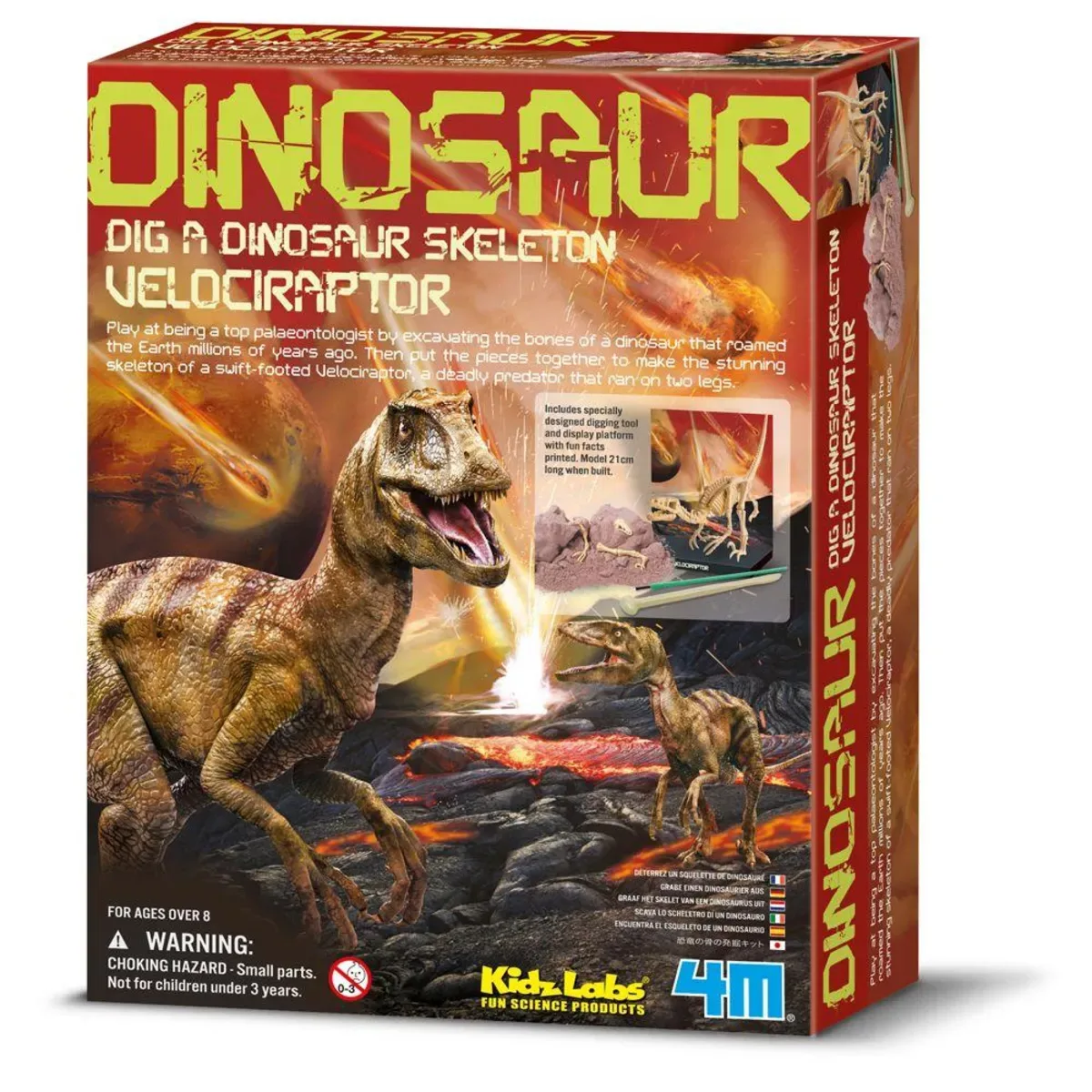 Dinosaurier Ausgrabung Velociraptor KidzLabs by 4M – product photo