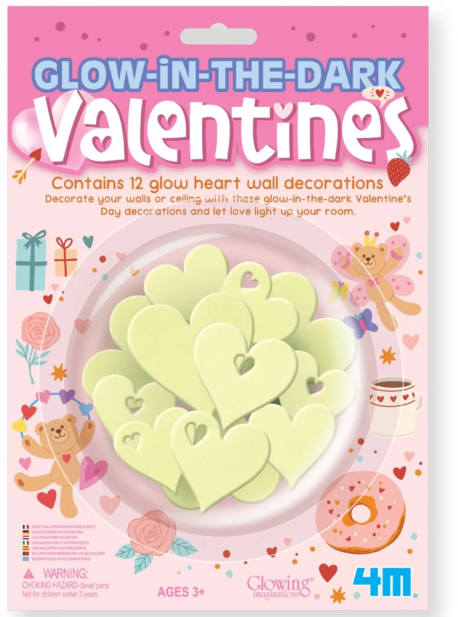 Glow In The Dark - Valentine de 4M en Jaune – photo du produit