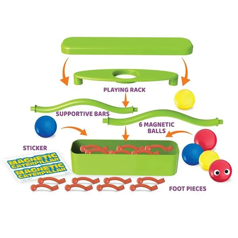 Jouet éducatif Kidzlabs/magnetic Caterpillar de 4M – photo du produit