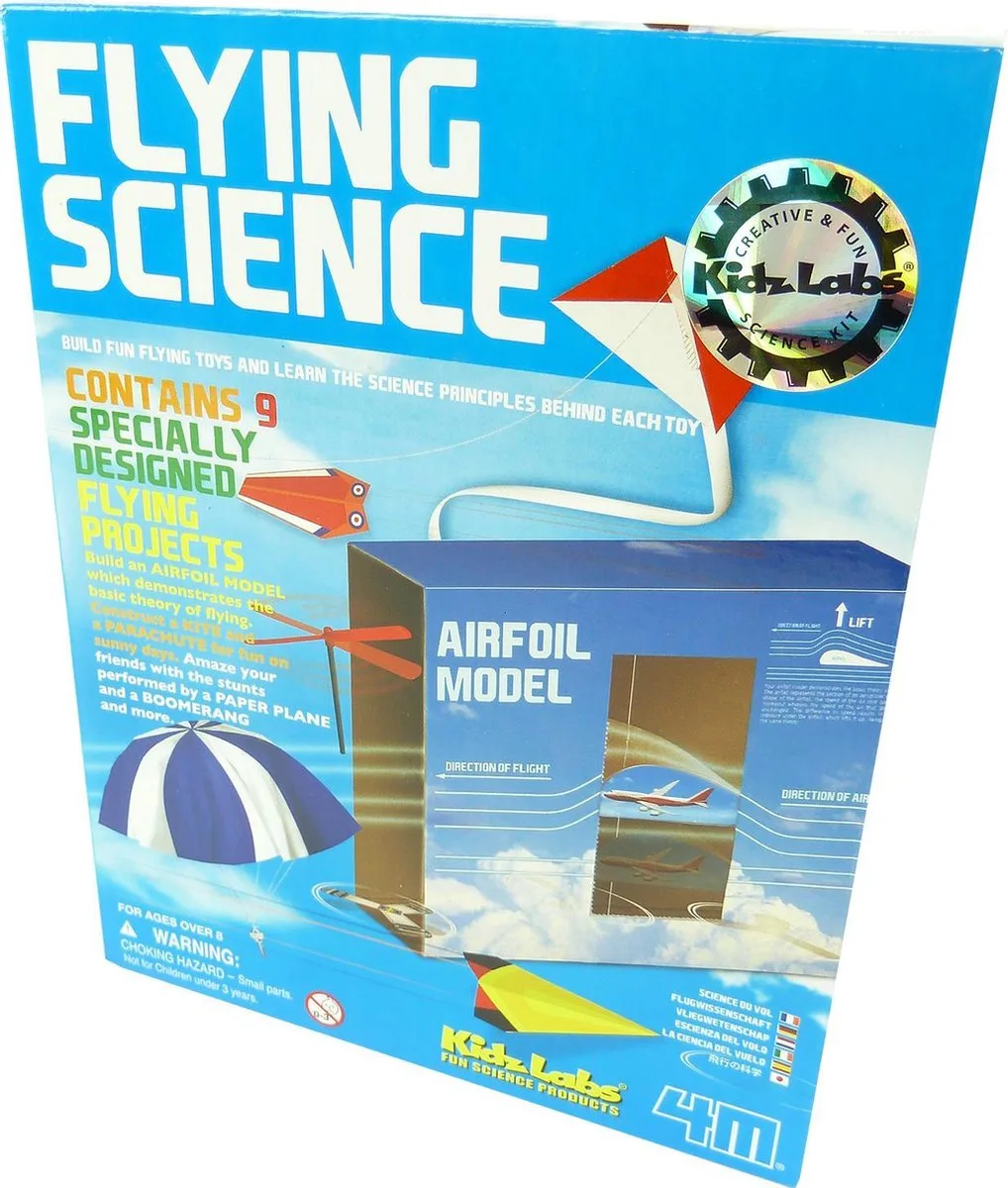 Kidzlabs Science - Flying Science från 4M i Flerfärgad – produktbild