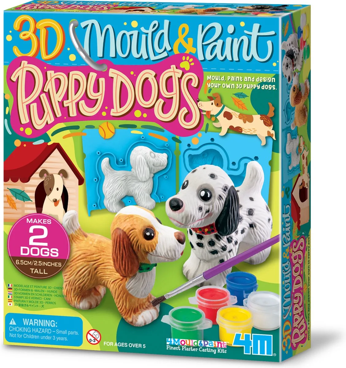Moule Et Peinture 3d/chiots de 4M en Multicolore – photo du produit