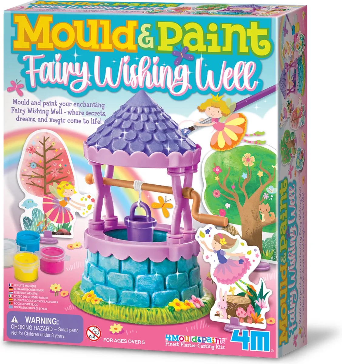 Knutselen - Giet En Verf - Wensput Fee - Creatief Speelgoed - Hobbypakket Sprookjes - 5 Jaar van 4M in Meerkleurig – productfoto