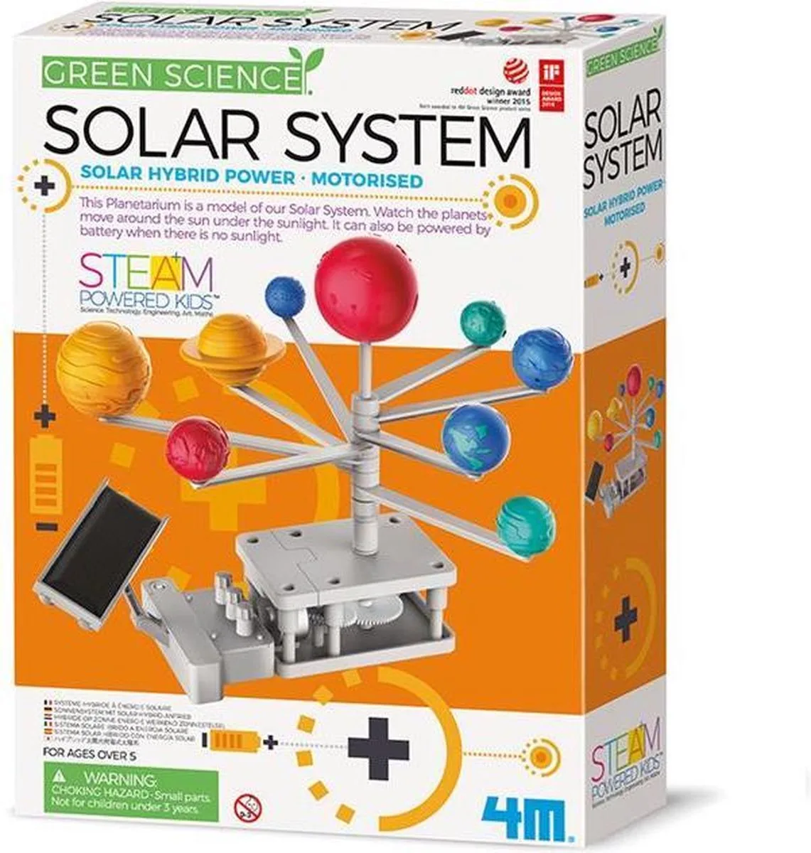 Hybrid Sol/motoriseret Solenergisystem fra 4M i Flerfarvet – produktbillede