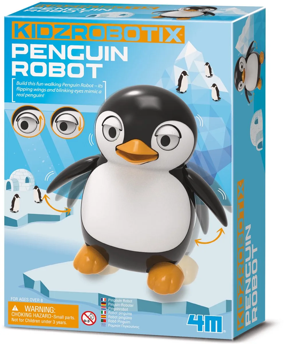 Wetenschap En Spel - Bouw Je Eigen Pinguïn Robot - Bouwpakket - Kidzrobotix - 8 Jaar von 4M in Mehrfarbig – Produktfoto