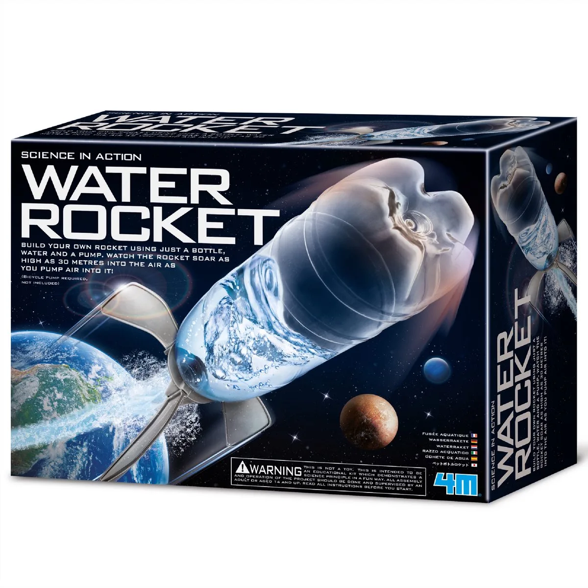 Wetenschap En Spel - Bouw Je Eigen Waterraket - Bouwpakket Ruimte - Science In Action - 14 Jaar von 4M in Mehrfarbig – Produktfoto