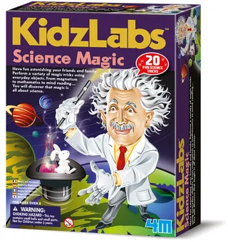 Wetenschap En Spel - Goochelmagie Voor Kinderen - 12 Goocheltrucs - KidzLabs - 8 Jaar van 4M in Meerkleurig – productfoto 1 van 3