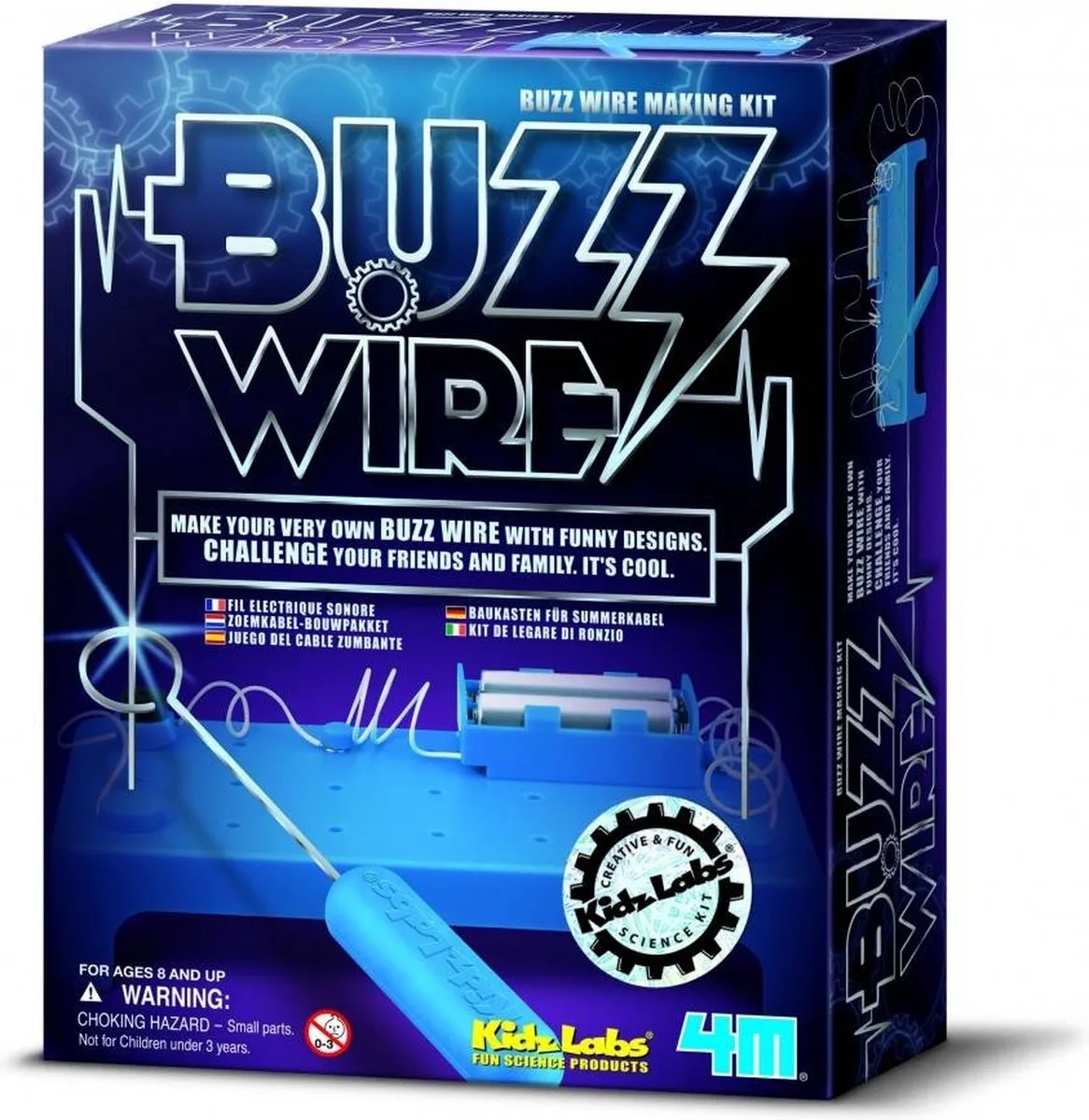 Wetenschap En Spel - Maak Je Eigen Stresstester - Bouwpakket - KidzLabs - 8 Jaar by 4M in Multicolour – product photo