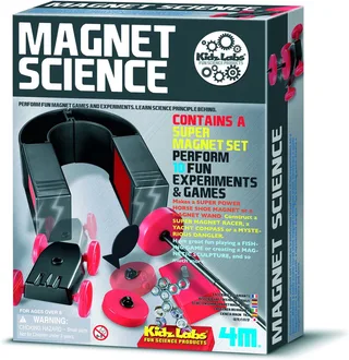 Wetenschap En Spel - Spelen Met Magneten - 10 Experimenten - KidzLabs - 8 Jaar by 4M in Multicolour – product photo 1 of 3