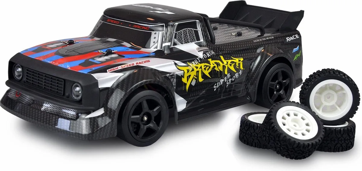 DRIFT SPORT CAR BREAKER 1:16 2,4GHZ RTR de Amewi en Noir – photo du produit