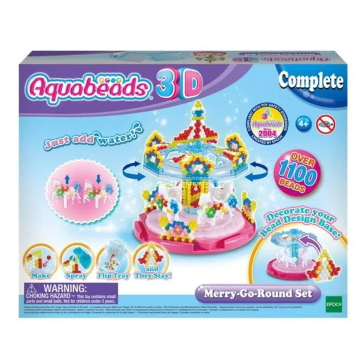 Aquabeads 3D Bastelset Karussell de Aquabeads – photo du produit