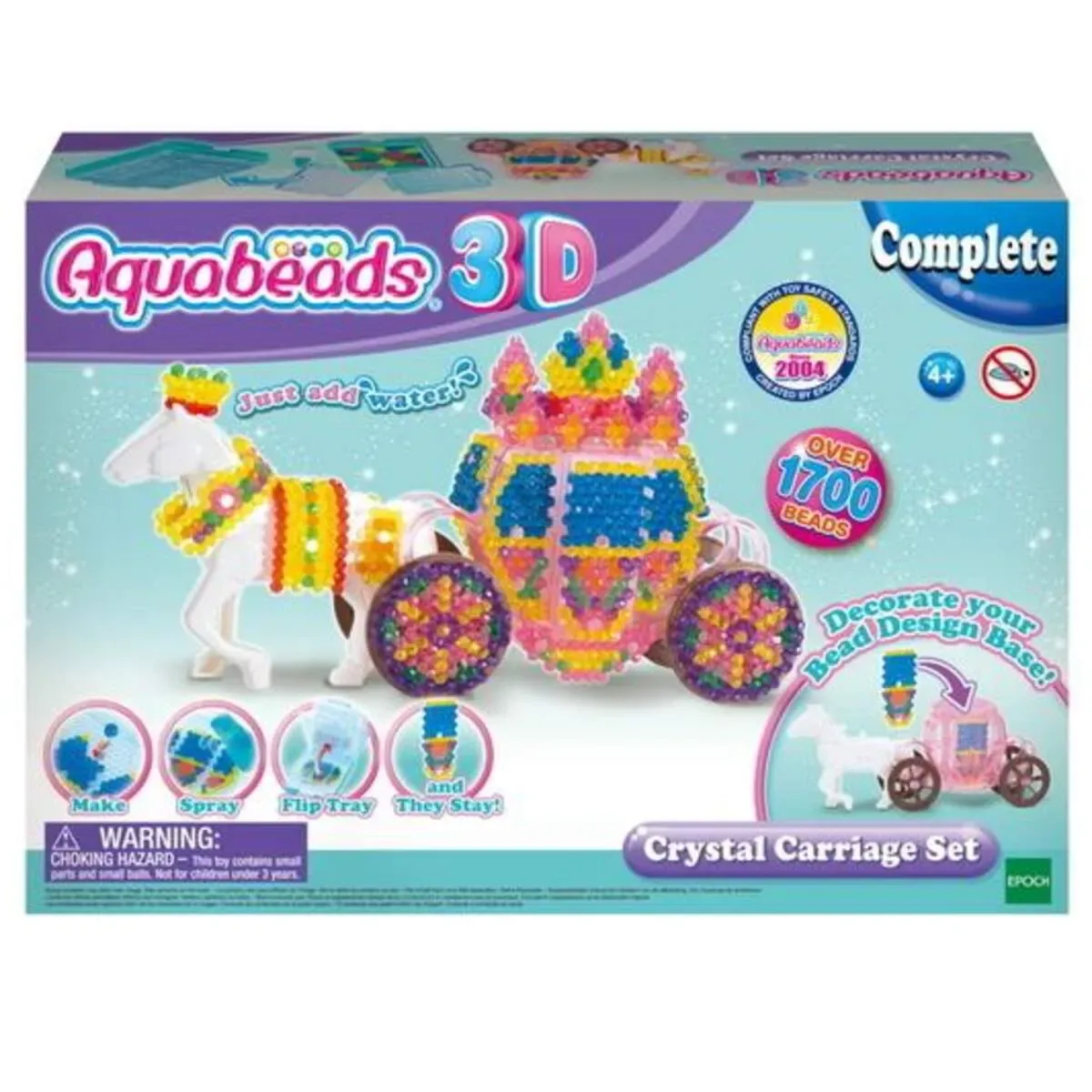 Aquabeads 3D Bastelset Pferdekutsche de Aquabeads – photo du produit