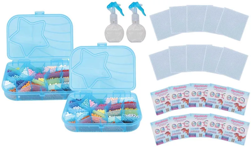 creatieve schoolbox set - 5000 parels knutselplezier. van Aquabeads in Meerkleurig – productfoto