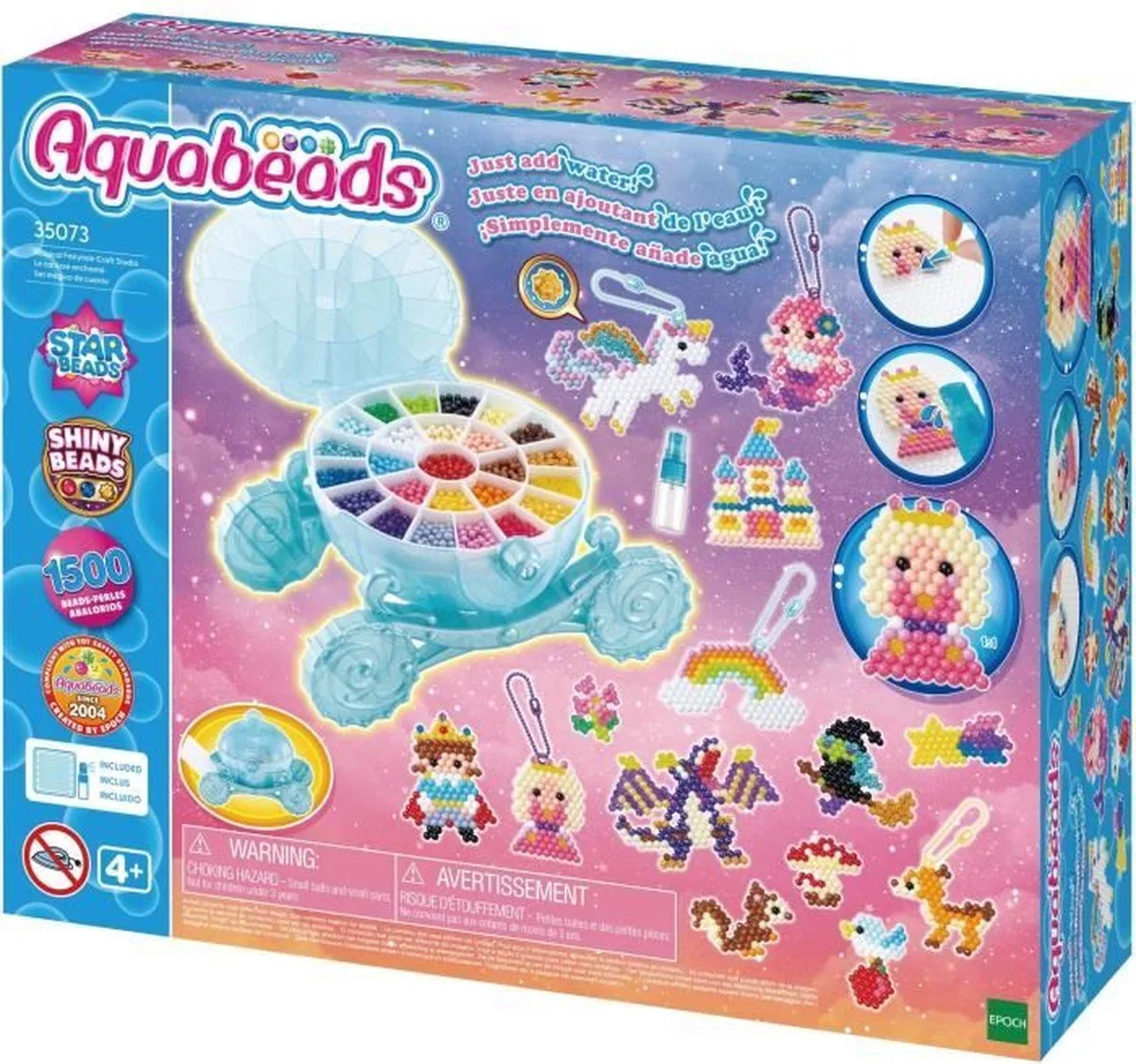 De betoverde koets van Aquabeads in Meerkleurig – productfoto