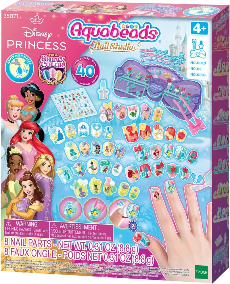 Disney Princess Nagel studio voor Kinderen von Aquabeads in Mehrfarbig – Produktfoto 1 von 5