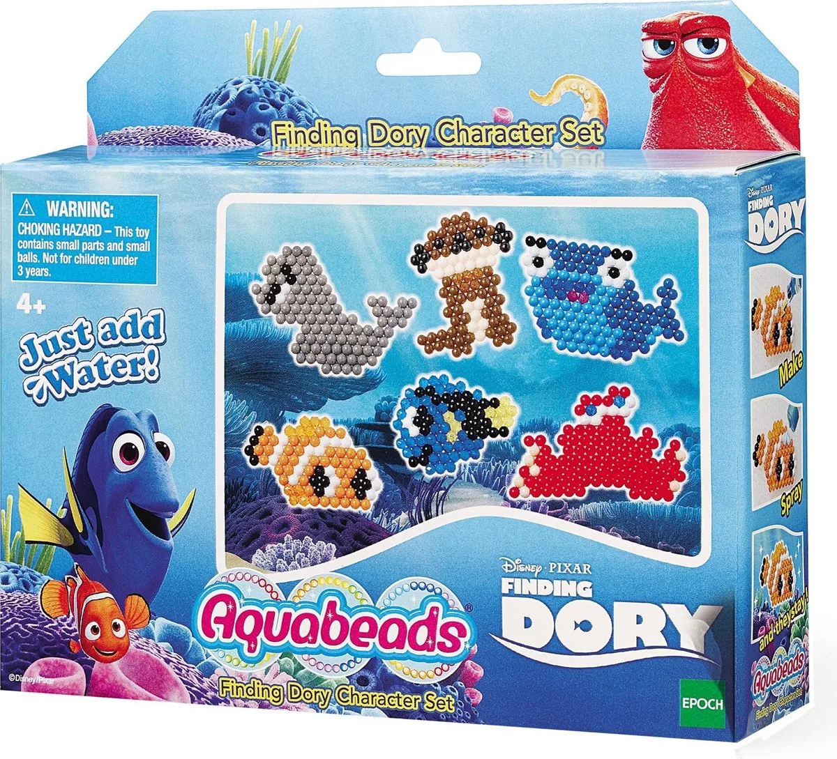 Finding Dory Aquabeads Paint Set – Knutselpakket voor Jongens en Meisjes – Waterparels Kunst Set van Aquabeads in Blauw – productfoto