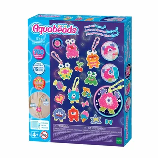 Neon Gekke Monsters set- kleurrijke parels die magisch aan elkaar plakken door water von Aquabeads in Multi kleur – Produktfoto 1 von 6