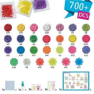 Neon Gekke Monsters set- kleurrijke parels die magisch aan elkaar plakken door water von Aquabeads in Multi kleur – Produktfoto 4 von 6
