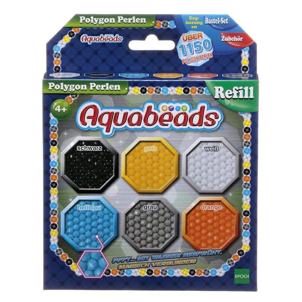 Polygon-Perlen Nachfüllset von Aquabeads – Produktfoto