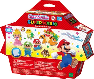 Super Mario Character Set- complete set 690 parels - 6 figuren maken by Aquabeads in Multicolour – product photo 1 of 5
