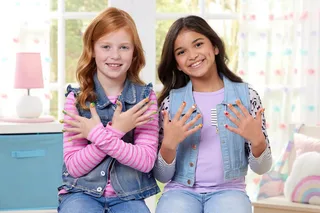 veelkleurige Nagelset voor kinderen- complete nagelstudio inclusief 60 nagels från Aquabeads i Flerfärgad – produktbild 5 av 5