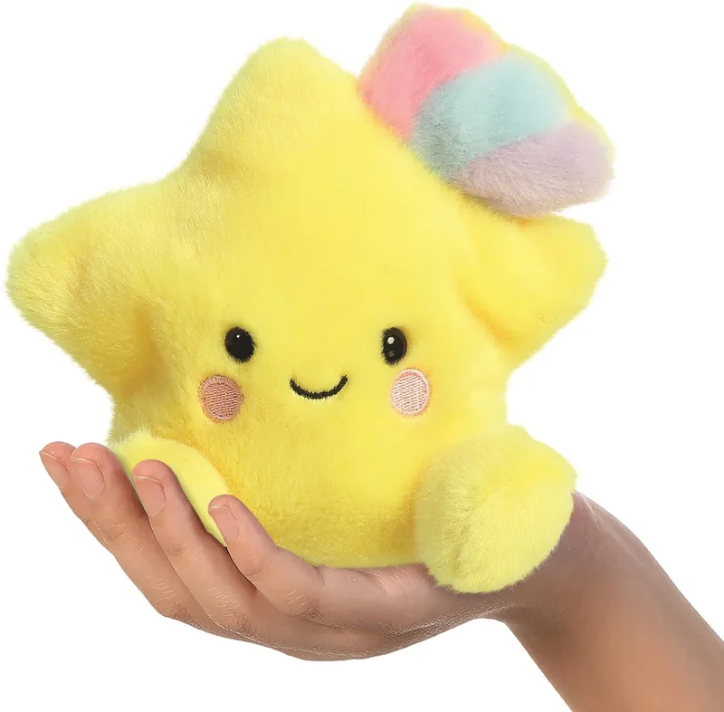 Eco Friendly Serie - Knuffel Spadająca gwiazdka - 13 cm - Zacht Pluche van Aurora in Geel – productfoto