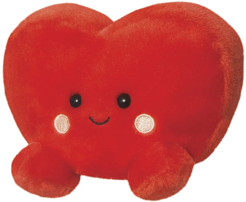 Eco Friendly Serie - Rode Hart Knuffel - 20 cm - Zacht Pluche van Aurora in Meerkleurig – productfoto