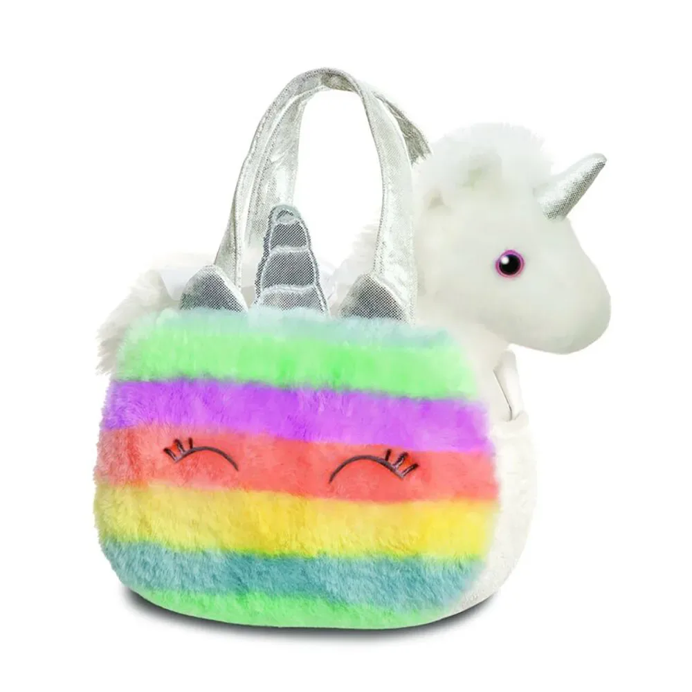 Fancy Pal Unicorn Bag Plyspelsdyr 21 Cm fra Aurora – produktbillede