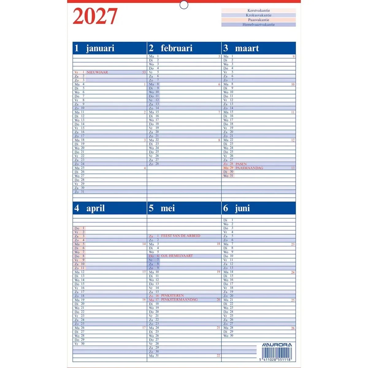 Memento 10 Nederlandstalig, 2027 van Aurora – productfoto