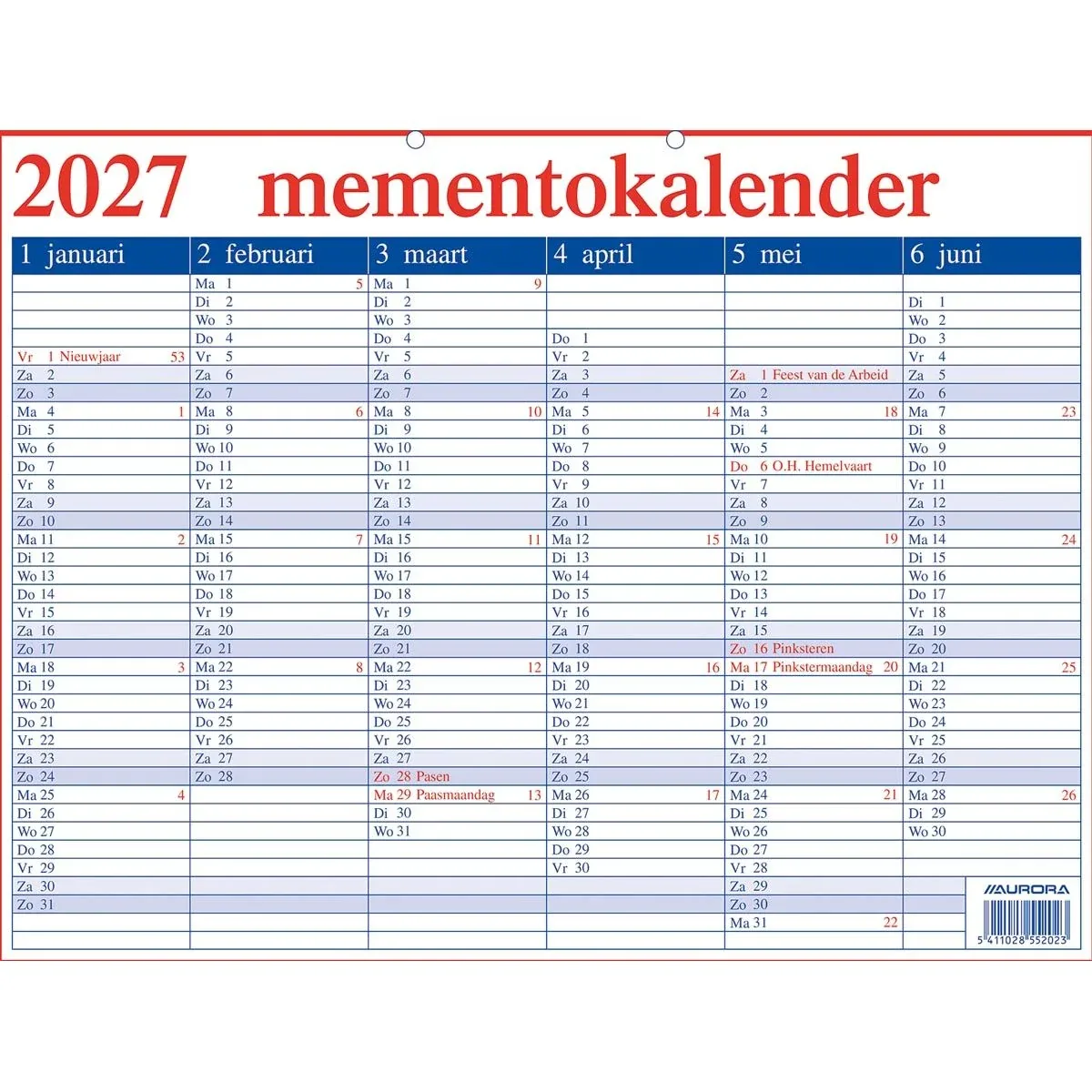 Memento 20 Nederlandstalig, 2027 von Aurora – Produktfoto