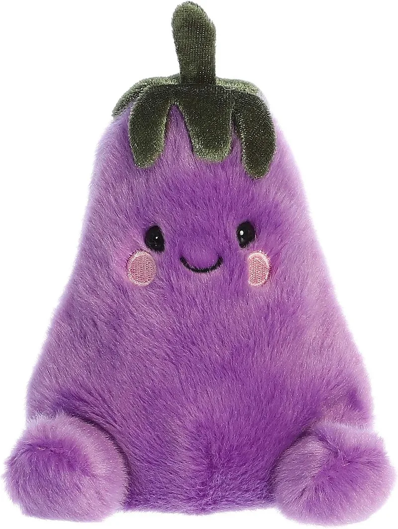 Palm Pals Aubergine Knuffel - 13 cm fra Aurora i Lilla – produktbillede