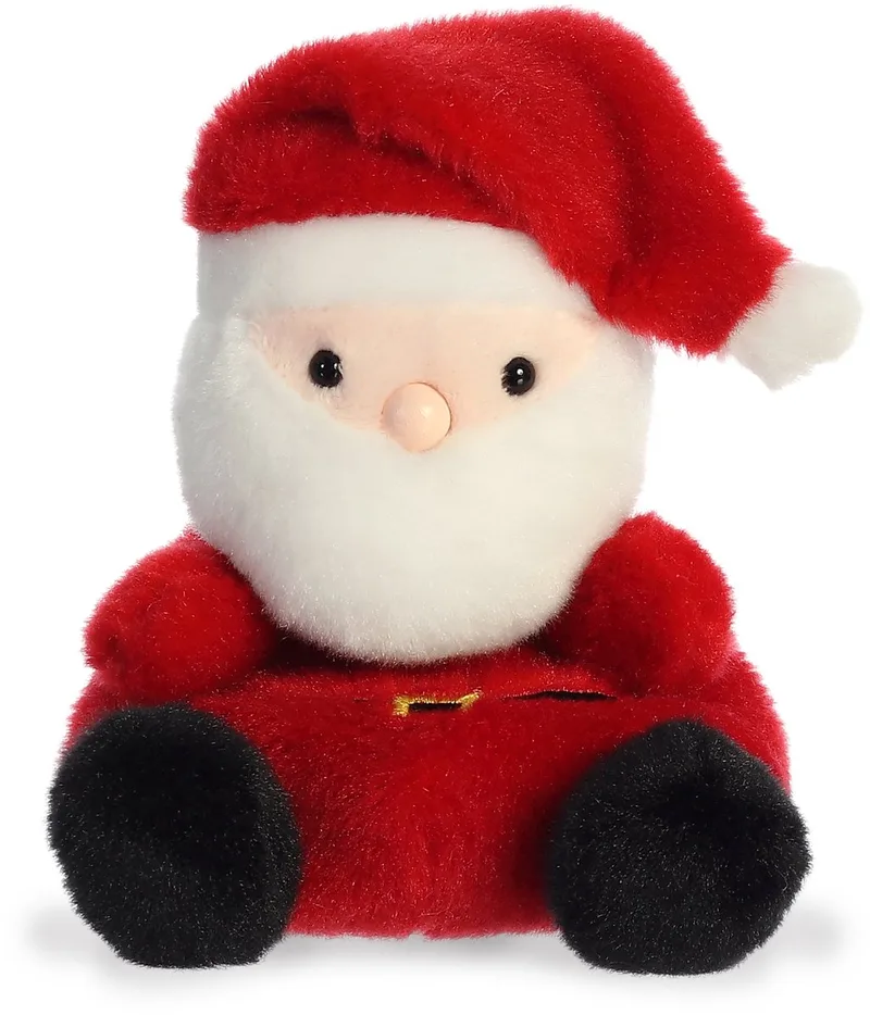 Palm Pals Kerstman - Knuffels från Aurora i Flerfärgad – produktbild