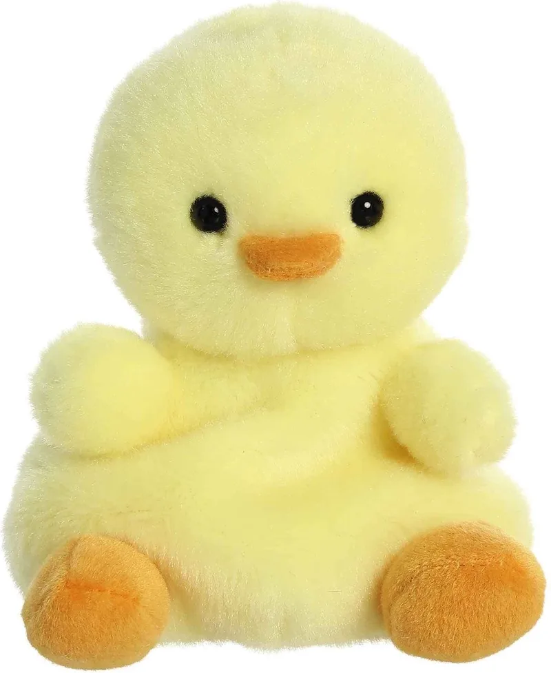 Palm Pals Kuiken Knuffel 13 cm de Aurora en Jaune – photo du produit