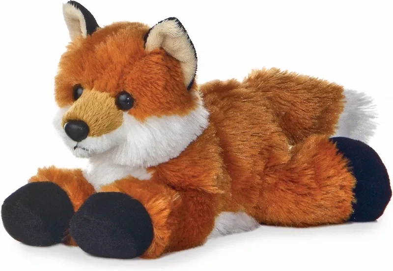 Pluche vossen knuffel 20 cm de Aurora en Multicolore – photo du produit