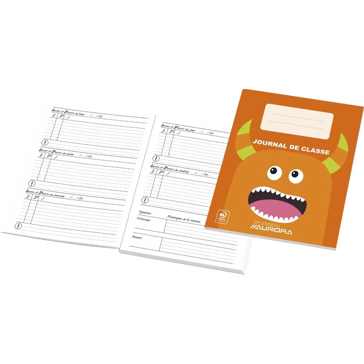 schoolagenda Franstalig, eeuwigdurend van Aurora – productfoto