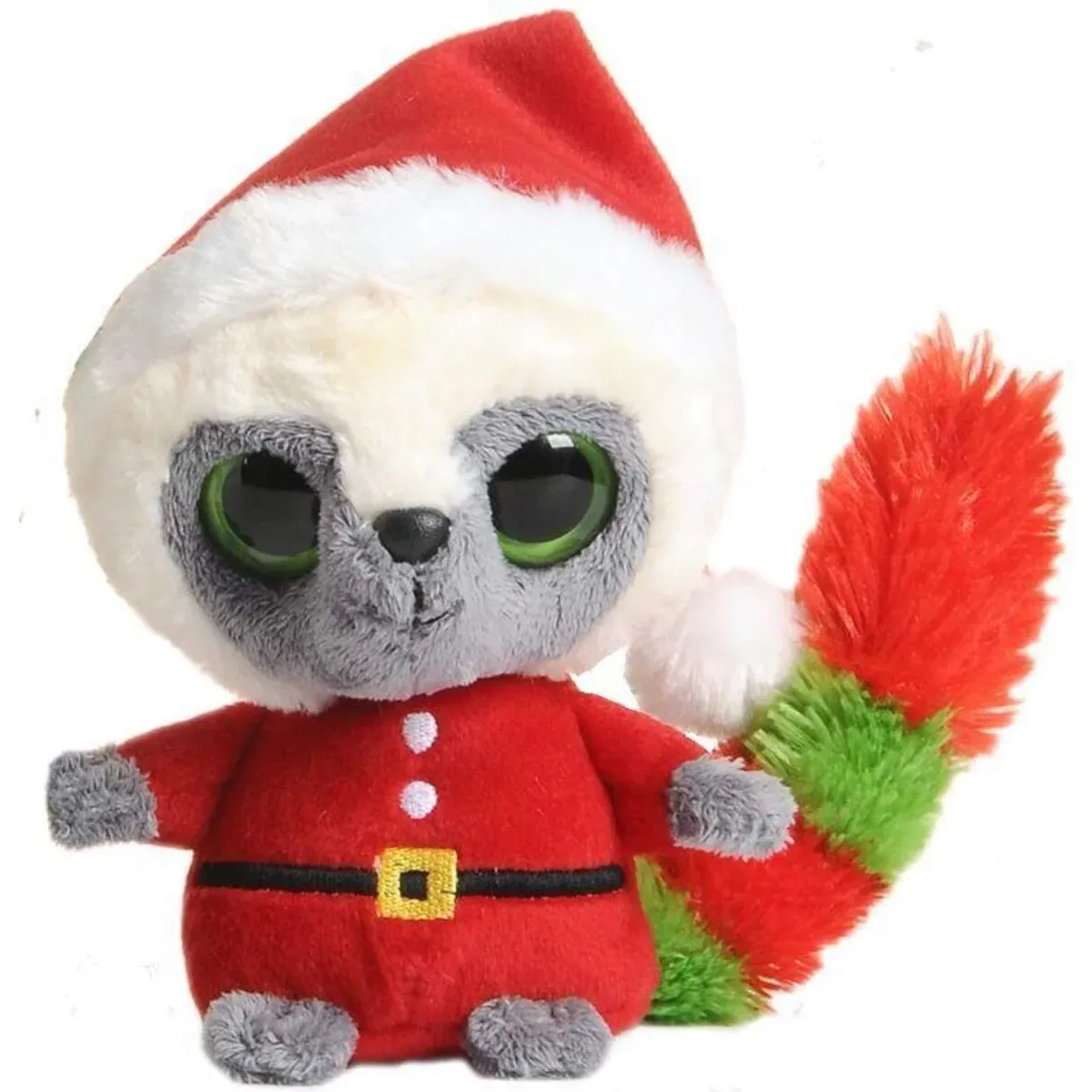 Yoohoo & Friends Galago Affe Yoohoo als Santa, 14cm von Aurora – Produktfoto