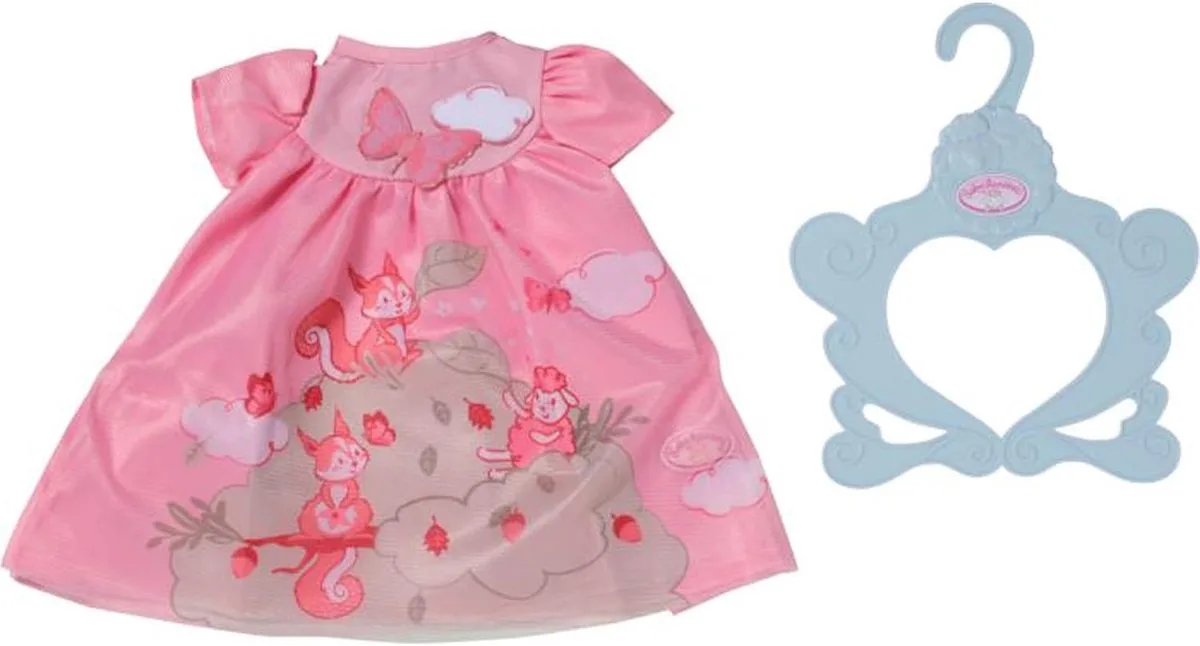 Jurkje met Eekhoorns - 43 cm van Baby Annabell in Roze – productfoto