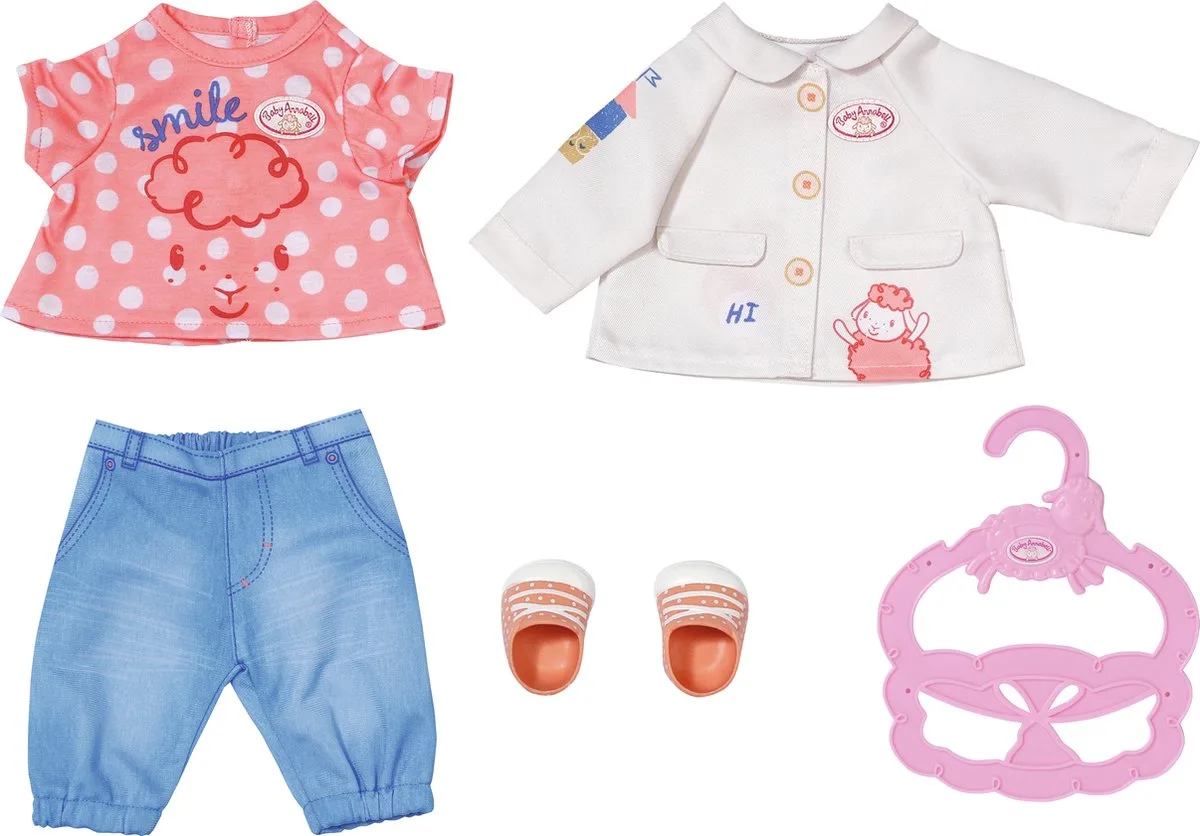 Little Speeloutfit - Poppenkleding 36 cm från Baby Annabell i Flerfärgad – produktbild