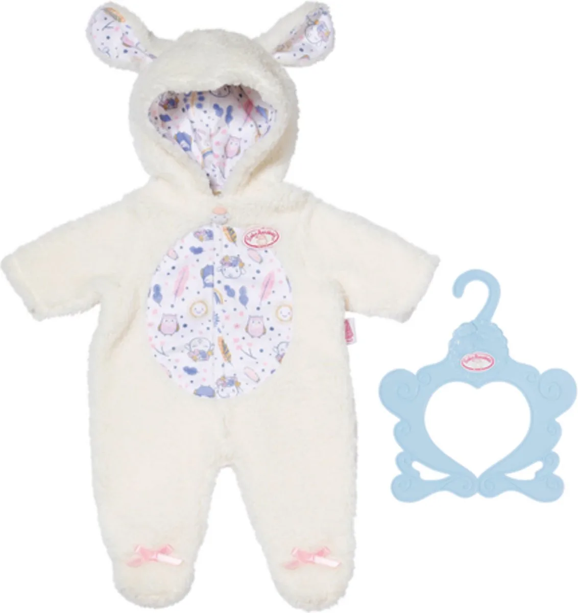 Schapen-onesie - 43 cm - Poppenkleding von Baby Annabell in Mehrfarbig – Produktfoto