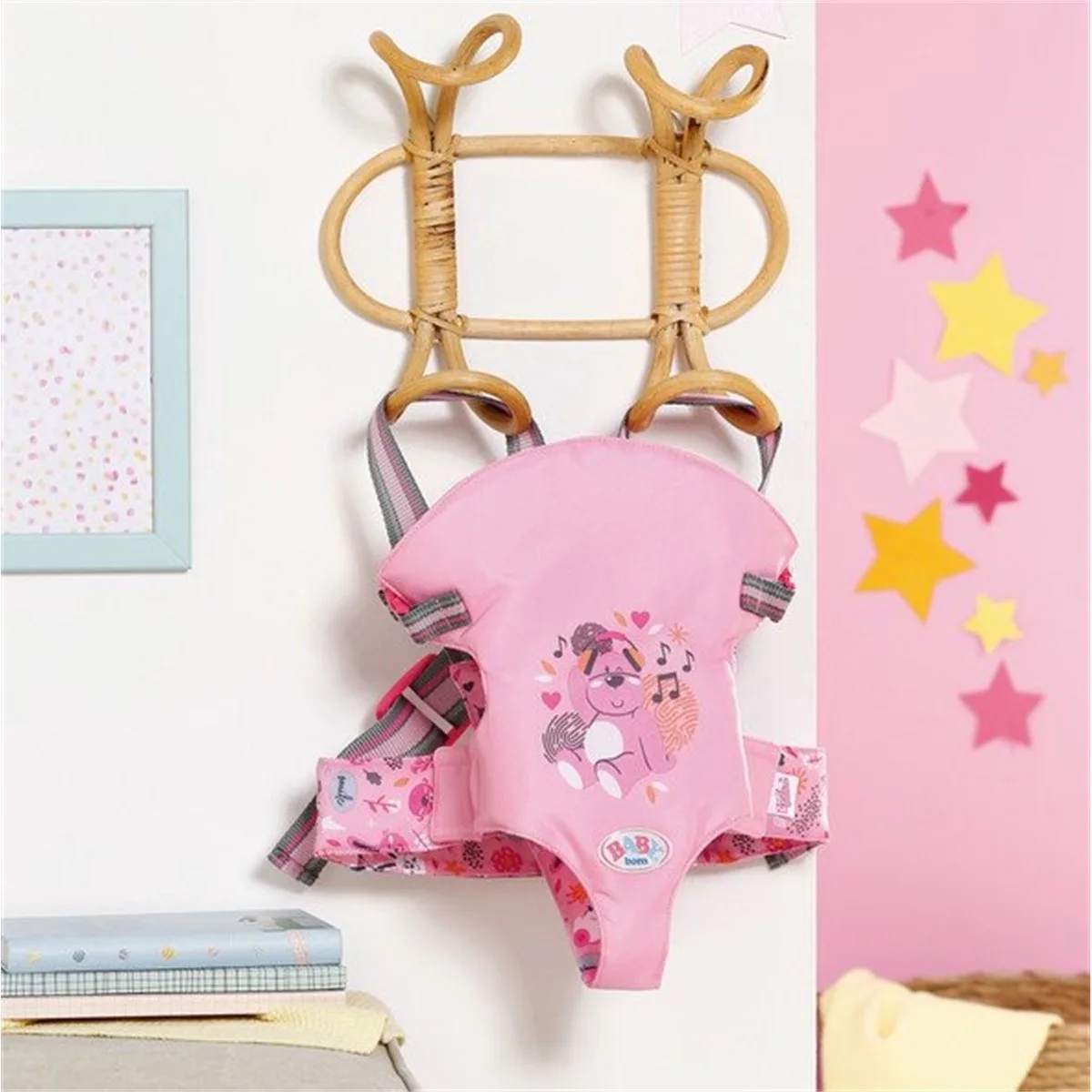 Baby Draagzak - Poppenverzorgingsproduct 43 + 36 cm de BABY born en Rose – photo du produit