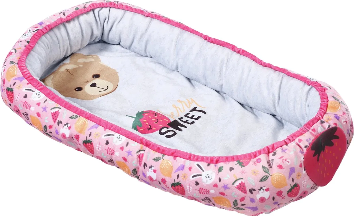 Babynest - Roze - Voor 36 en 43 cm van BABY born in Meerkleurig – productfoto