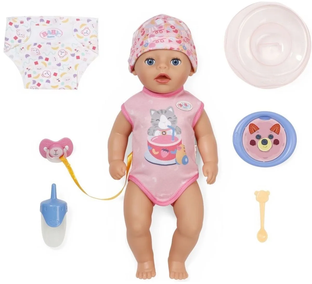 Babypop - 36 cm met accessoires - 7 functies - Vanaf 1 jaar de BABY born en Lena Roze – photo du produit