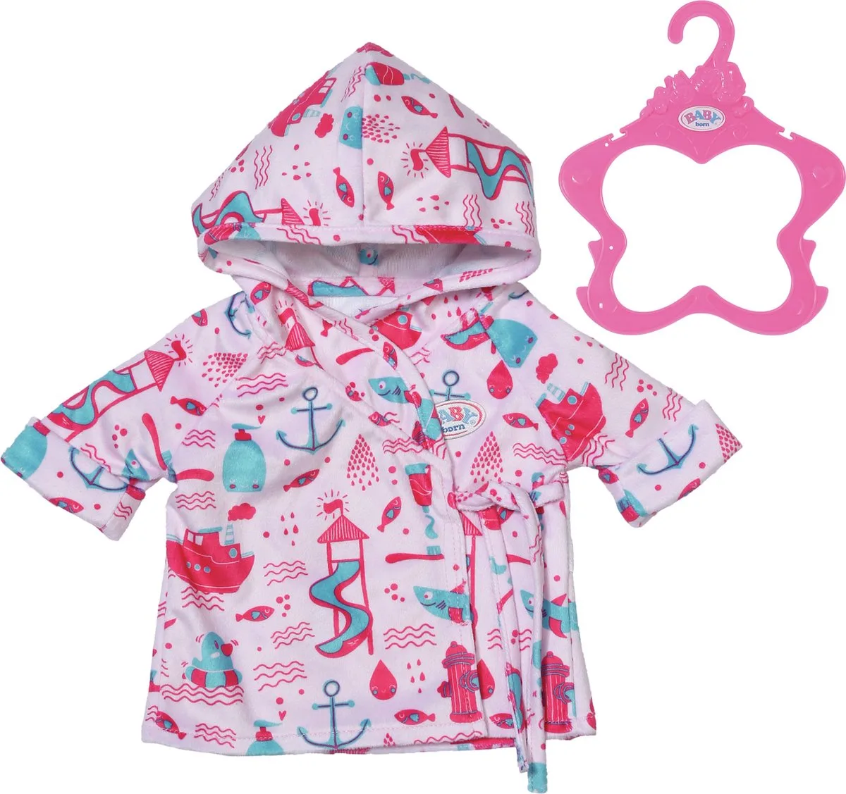 Badjas - 43cm från BABY born i Rosa – produktbild